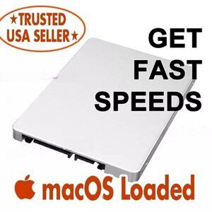 Pre Loaded OS X Yosemite 128 GB 2.5" SATA SSD for Apple Macbook Pro & Mac Mini